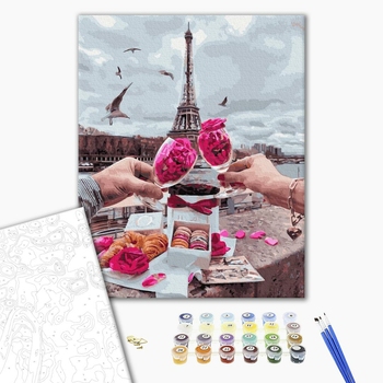 Картина по номерам Города - Пікнік у Парижі