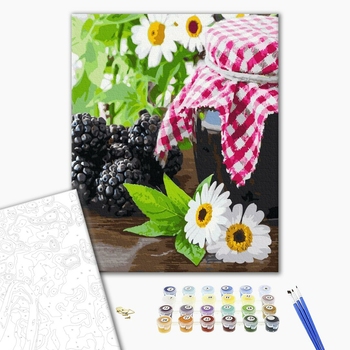 Картина по номерам Натюрморти - Ожинове варення