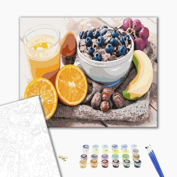 Картина по номерам Натюрморти - Корисний сніданок