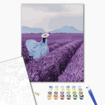 Картина по номерам Авторські колекції - Прогулянка по лавандовому полі