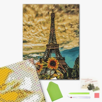 Алмазна мозаїка 40х50 - Фарби Парижа