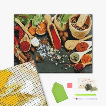 Алмазна мозаїка 40х50 - Ароматні спеції