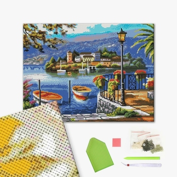 Алмазна мозаїка 40х50 - Сонячна набережна