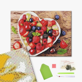 Алмазна мозаїка 40х50 - Стиглі ягоди