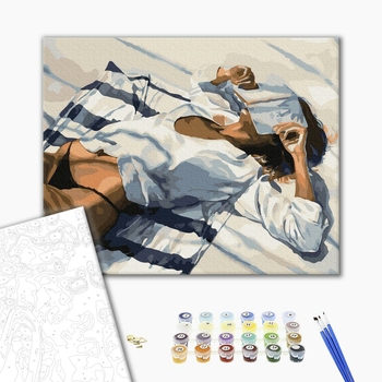 Картина по номерам Люди на картинах - Пляжний відпочинок