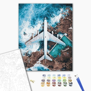 Картина по номерам Кораблі, автомобілі та літаки - Авіа