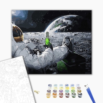 Картина по номерам Космос - Релакс в космосі