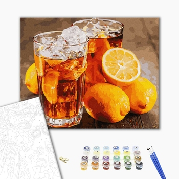 Картина по номерам Натюрморти - Охолоджуючий лимонад