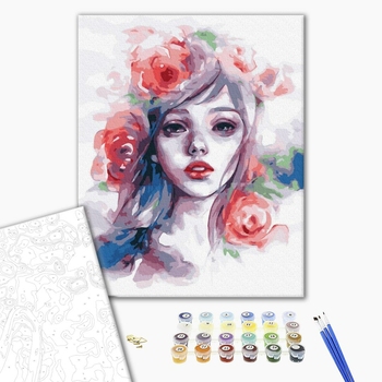 Картина по номерам Люди на картинах - Дівчина-весна