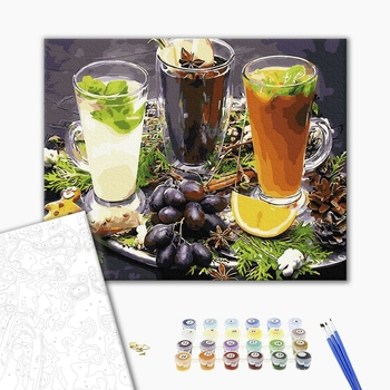 Картина по номерам Натюрморти - Освіжаючі напої