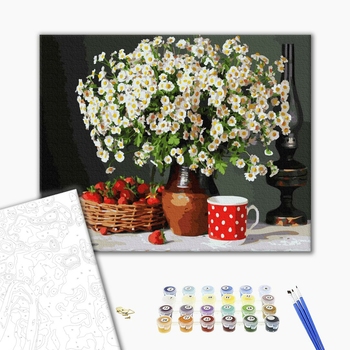 Картина по номерам Квіти - Літній натюрморт