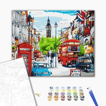 Картина по номерам Города - Година-пік у Лондоні