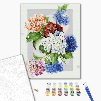 Картина по номерам Квіти - Квітковий розмай