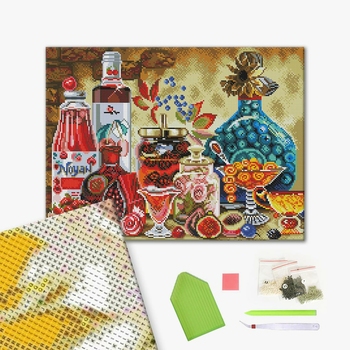 Алмазна мозаїка 40х50 - Кухонний натюрморт