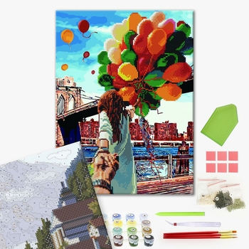 Комбінована алмазна мозаїка - Слідуй за мною