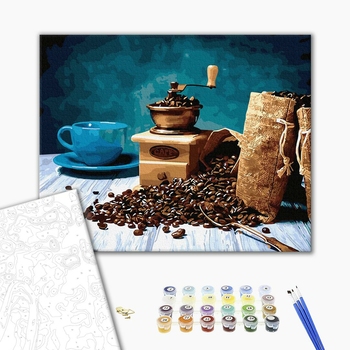 Картина по номерам Натюрморти - Магія кави