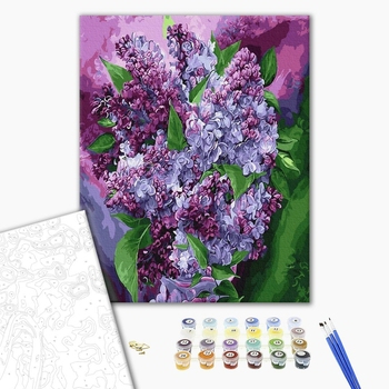 Картина по номерам Квіти - Бузкове цвітіння