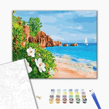 Картина по номерам Природа - Узбережжя