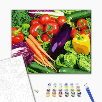 Картина по номерам Натюрморти - Овочі