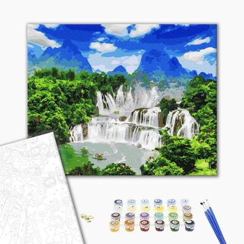 Картина по номерам Пейзажі - Водопад Детіан
