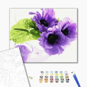 Картина по номерам Для початківців - Фіалковий аромат