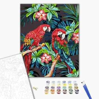 Картина по номерам Тварини, птахи та риби - Щенячий відпочинок