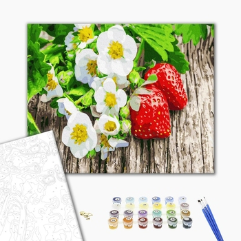 Картина по номерам Натюрморти - Ранні полунички