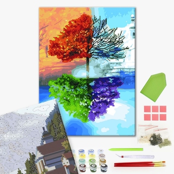 Комбінована алмазна мозаїка - Пори року