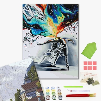 Комбінована алмазна мозаїка - Танець мистецтва