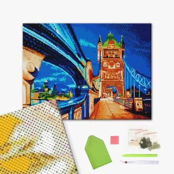 Алмазна мозаїка 40х50 - Вечірній міст