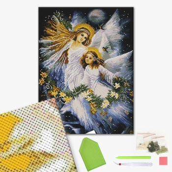 Алмазна мозаїка 40х50 - Мама і донька