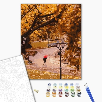 Картина по номерам Пейзажі - Осінній парк