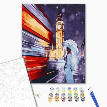 Картина по номерам Города - Плинність часу