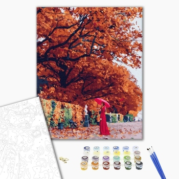 Картина по номерам Люди на картинах - Осіння панна