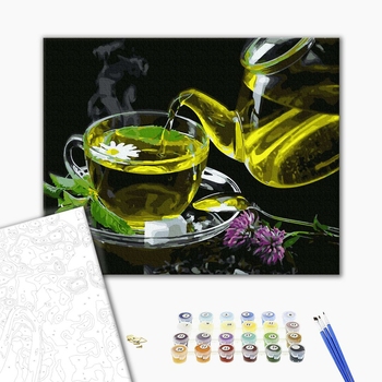 Картина по номерам Натюрморти - Трав'яний чай