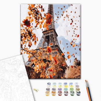 Картина по номерам Города - Осінь в Парижі