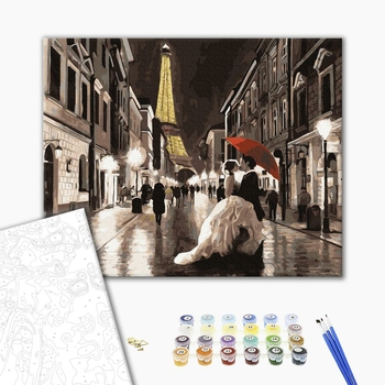 Картина по номерам Люди на картинах - Вишуканий Париж
