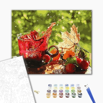 Картина по номерам Натюрморти - Фруктовий чай