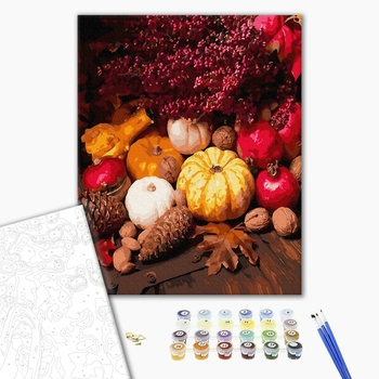 Картина по номерам Натюрморти - Дари осені