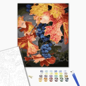 Картина по номерам Натюрморти - Осінній виноград