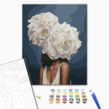 Картина по номерам Авторські колекції - Пишні піони