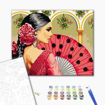 Картина по номерам Люди на картинах - Красуня Кармен