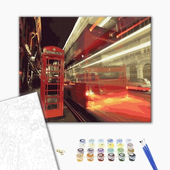 Картина по номерам Города - Рух великого міста