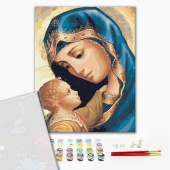 Картина по номерам Преміум картини - Матір Божа