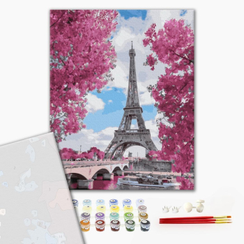 Картина по номерам Преміум картини - Магнолія в Парижі
