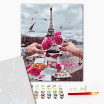Картина по номерам Преміум картини - Пікнік у Парижі