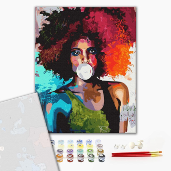 Картина по номерам Преміум картини - Художня бульбашка