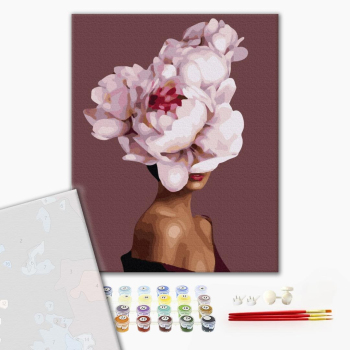 Картина по номерам Преміум картини - Піон в мені