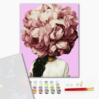 Картина по номерам Преміум картини - Квіткове запаморочення