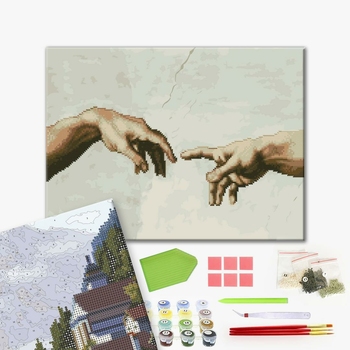 Комбінована алмазна мозаїка - Створення Адама